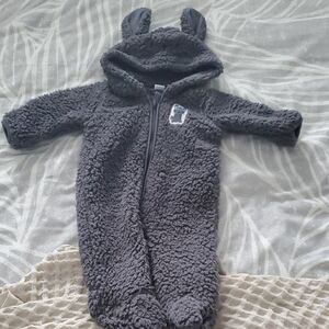 Cozy Gray Kids One Piece